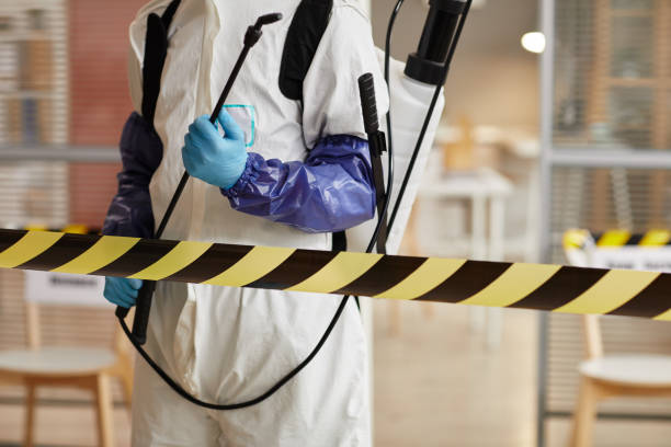 Professional Blood Cleanup technician working in Rockville, IN